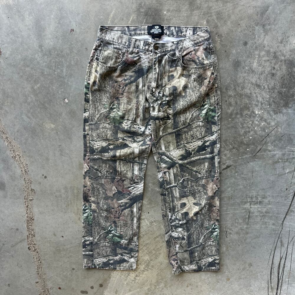 Mossy Oak Breakup Infinity Camo Pants Men's 36x34 Denim Pants Hunting Outdoors